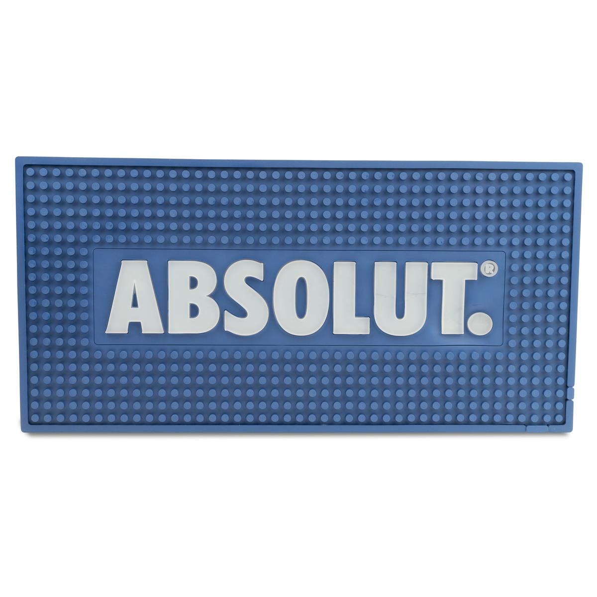 Absolut Vodka Tappetino da bar Tappetino scolapiatti Accessori da bar Gomma blu