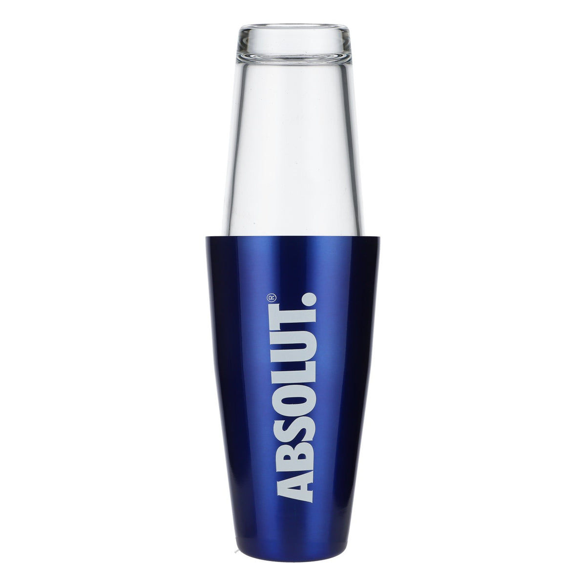 Absolut Vodka Boston Shaker Shaker da bar Accessori da bar Acciaio inossidabile/vetro blu