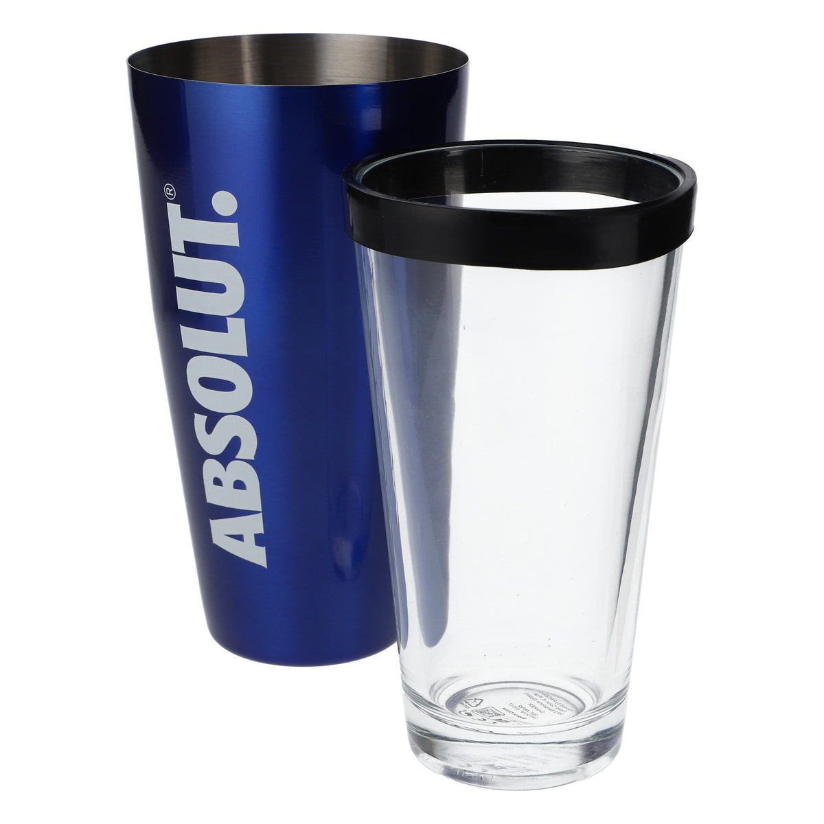 Absolut Vodka Boston Shaker Shaker da bar Accessori da bar Acciaio inossidabile/vetro blu – Vista 4