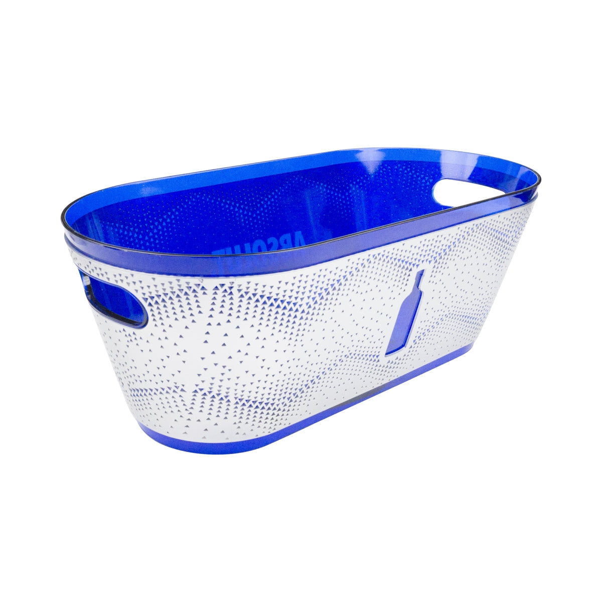Absolut Vodka LED Raffredda bottiglie a batteria Blu/Argento 50x25x19cm incl. accessori – Vista 2