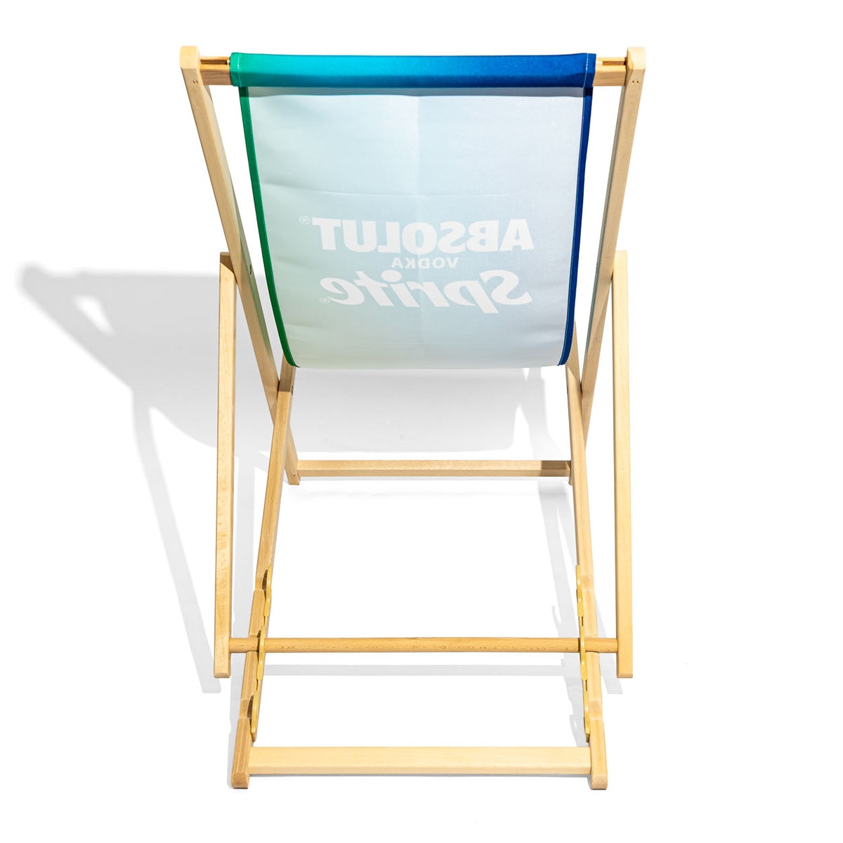 Absolut Vodka Sedia a sdraio Sdraio da spiaggia "Absolut Sprite" Legno di faggio – Vista 5