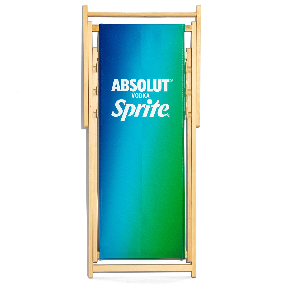 Absolut Vodka Sedia a sdraio Sdraio da spiaggia "Absolut Sprite" Legno di faggio – Vista 6