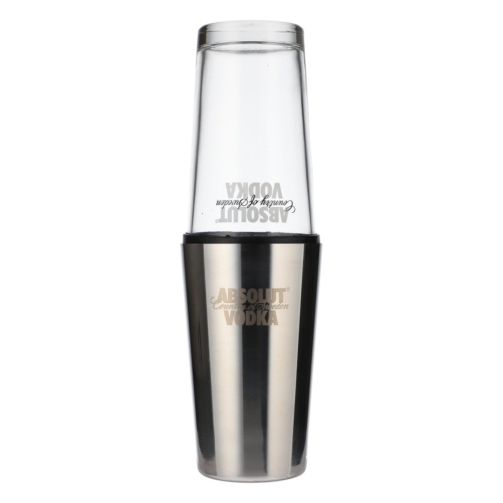 Absolut Vodka Shaker in acciaio inossidabile Boston Shaker in acciaio inossidabile Accessori da bar 2 pezzi