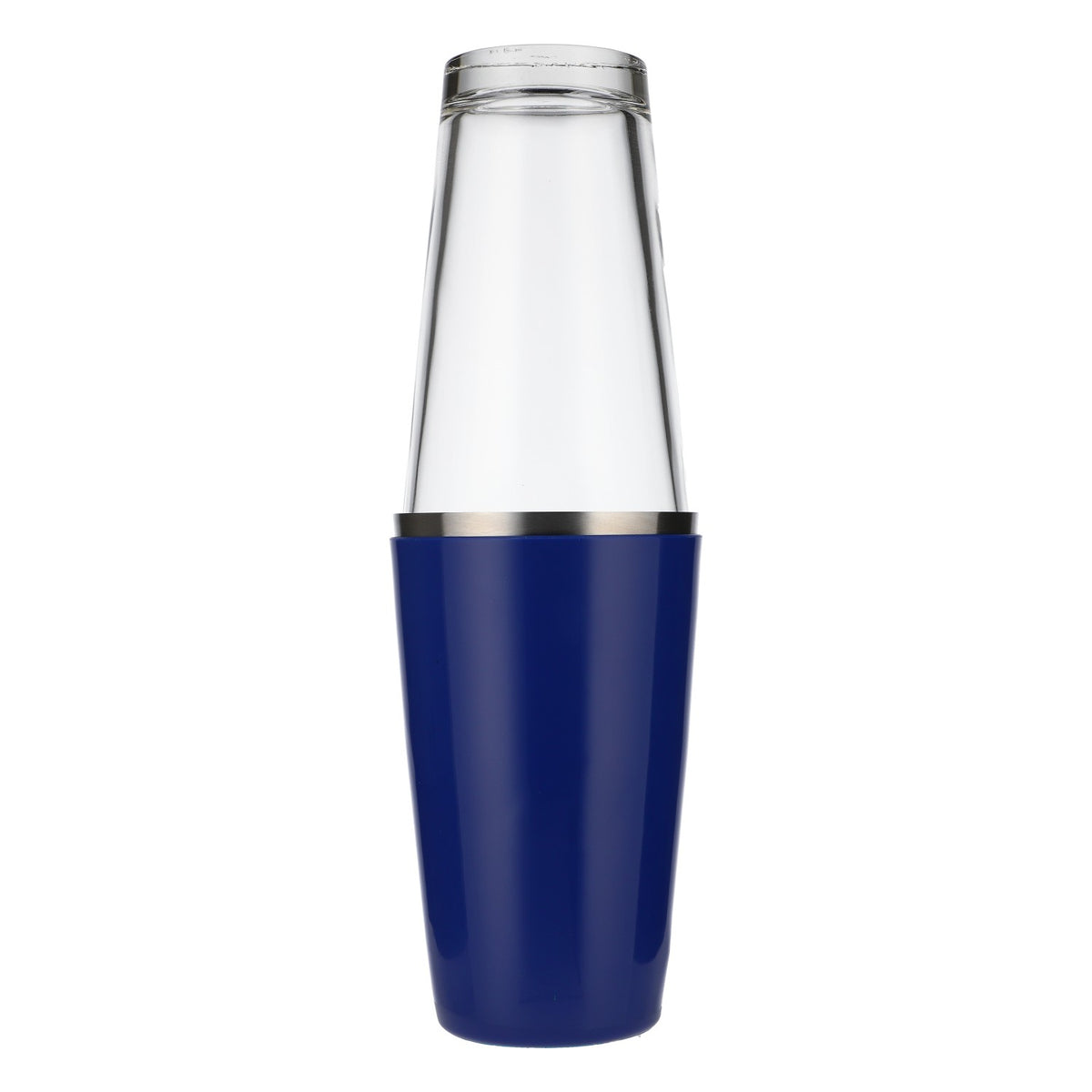 Absolut Vodka Shaker in acciaio inossidabile Boston Shaker in acciaio inossidabile Accessori da bar blu 2 pezzi – Vista 3