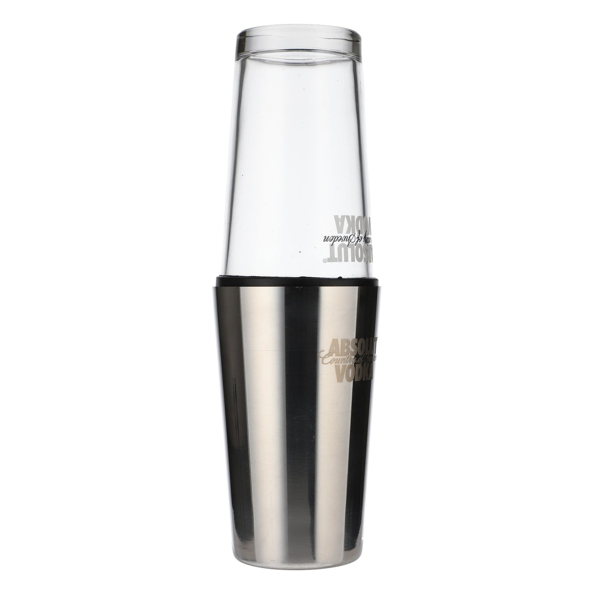 Absolut Vodka Shaker in acciaio inossidabile Boston Shaker in acciaio inossidabile Accessori da bar 2 pezzi – Vista 2