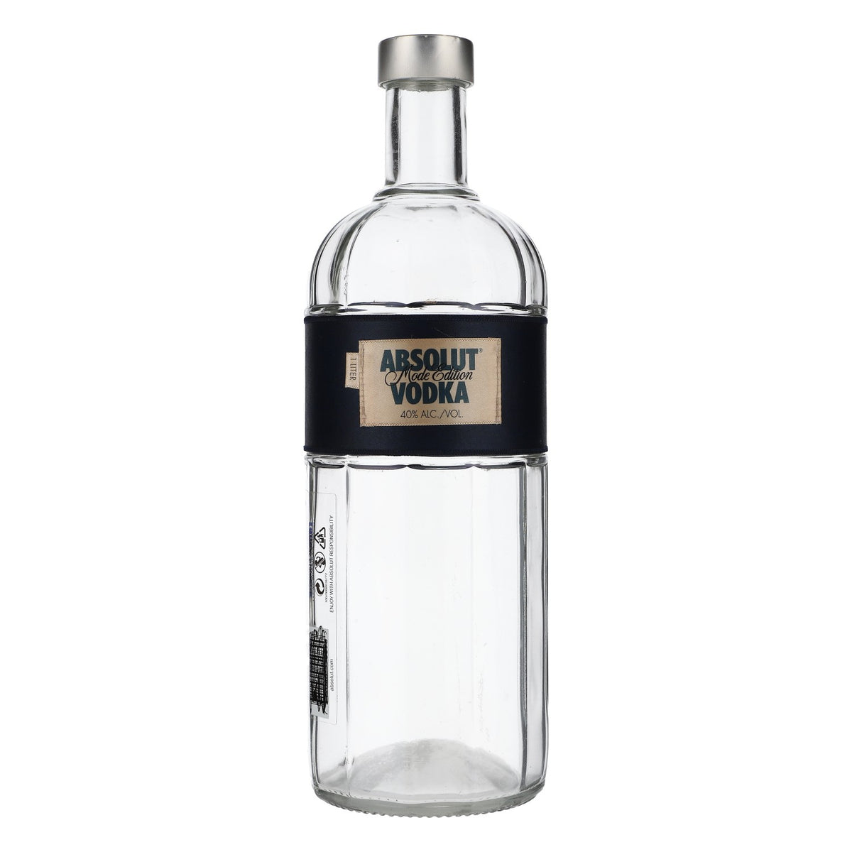 Absolut Vodka Bottiglia da esposizione Bottiglia decorativa in vetro vero Bottiglia da esposizione Bottiglia da esposizione 1,0 l