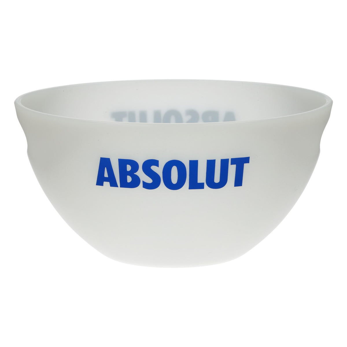 Absolut Vodka XXL Ice Bucket - Raffreddatore per bottiglie bianco con logo in rilievo blu da bar
