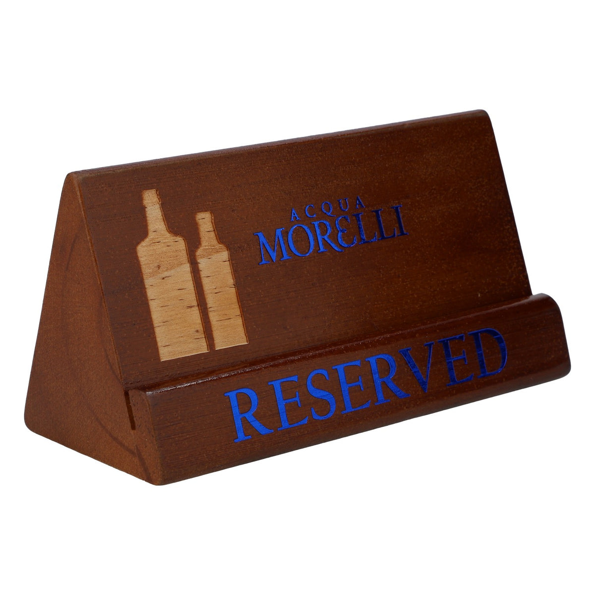 Acqua Morelli Acqua Legno vero Espositore per menu Cartello di prenotazione "RESERVED" – Vista 2