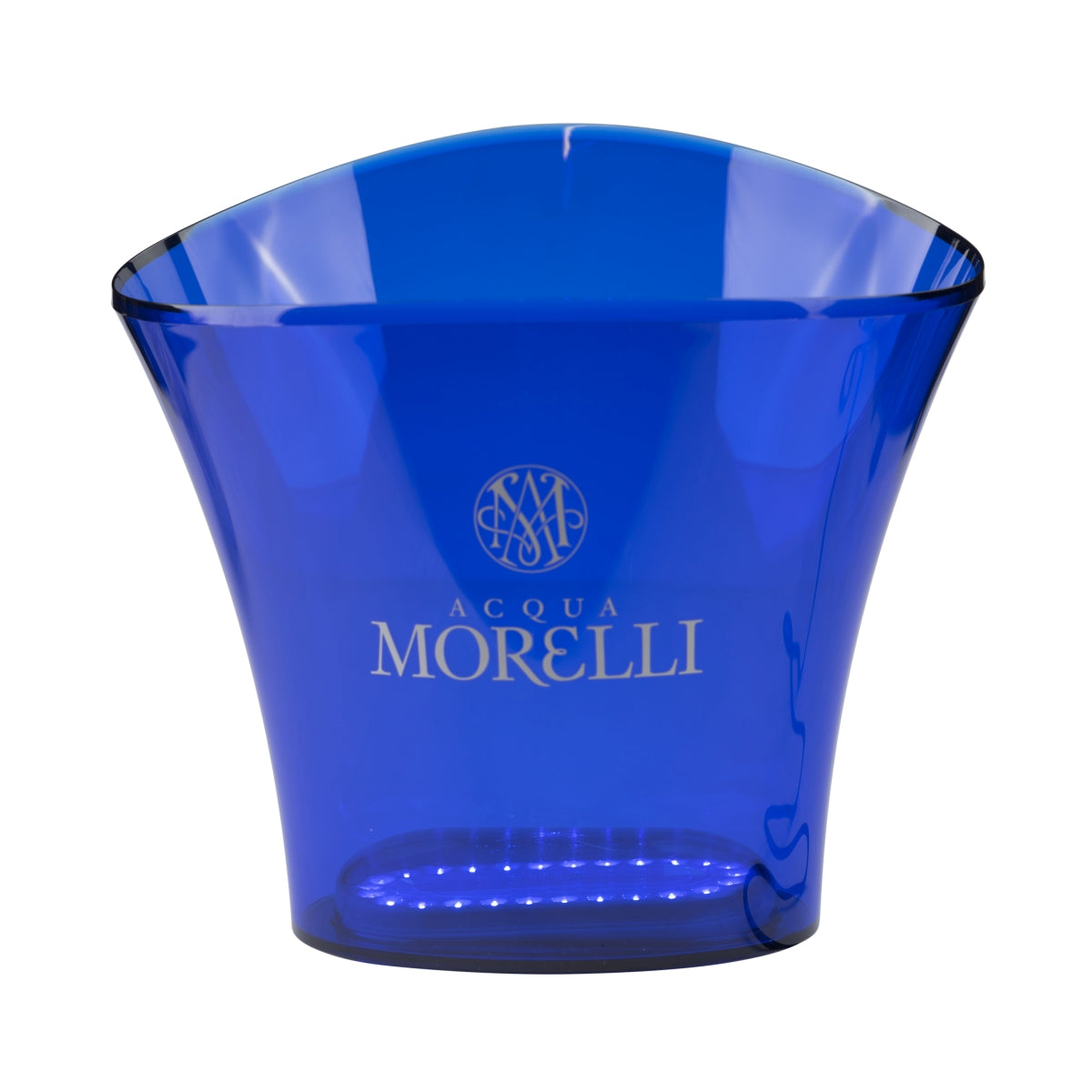 Acqua Morelli Raffreddatore per acqua LED Secchiello Bottiglia Blu Contenitore per cubetti di ghiaccio Bevanda