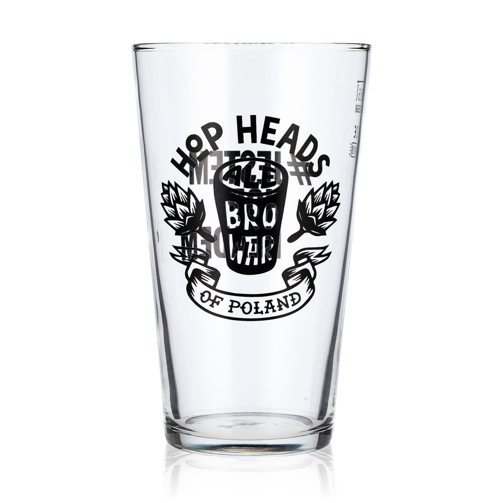 Bicchiere da birra AleBrowar 0,5 l Willi Bicchieri da birra Hop Heads of Poland Rastal