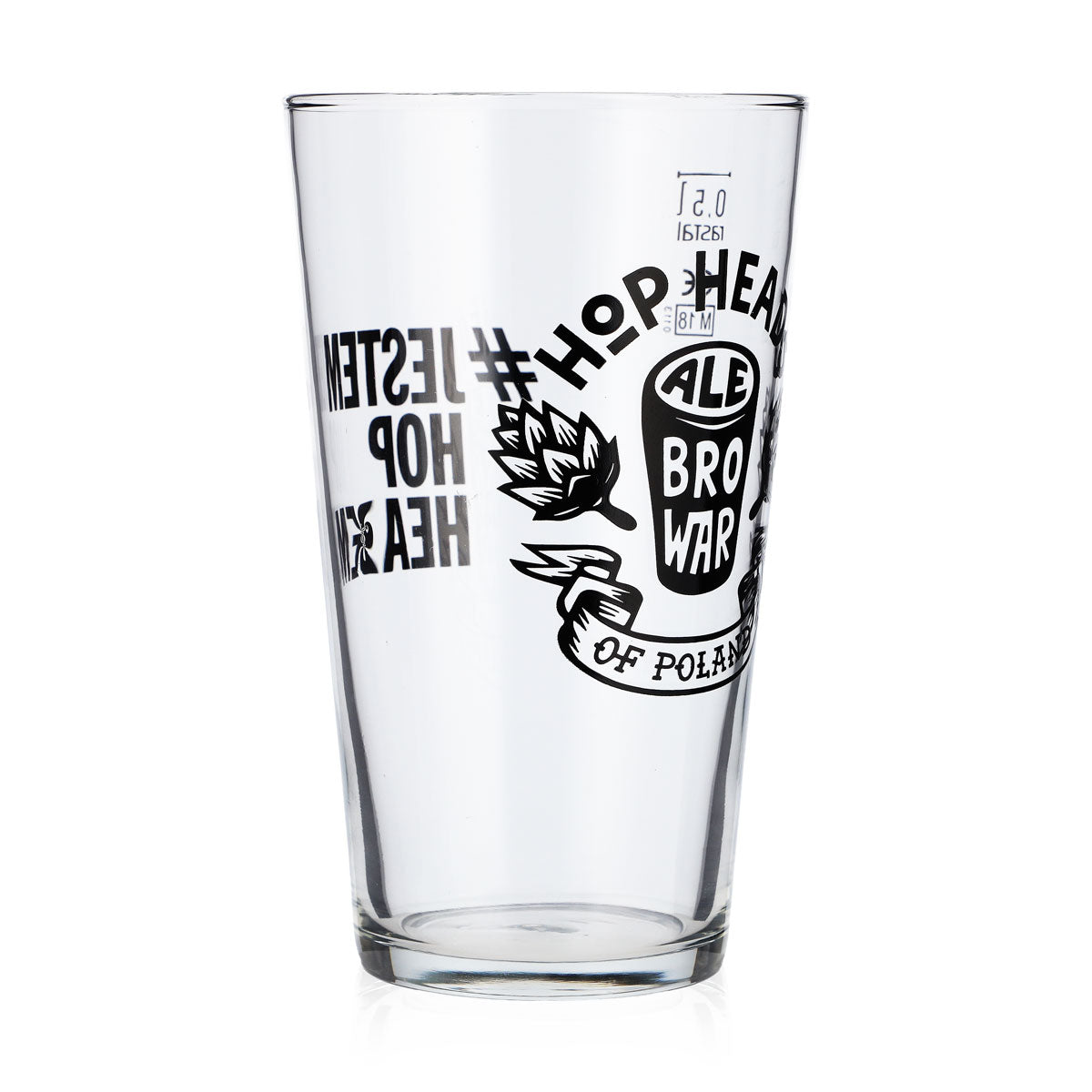 Bicchiere da birra AleBrowar 0,5 l Willi Bicchieri da birra Hop Heads of Poland Rastal – Vista 2