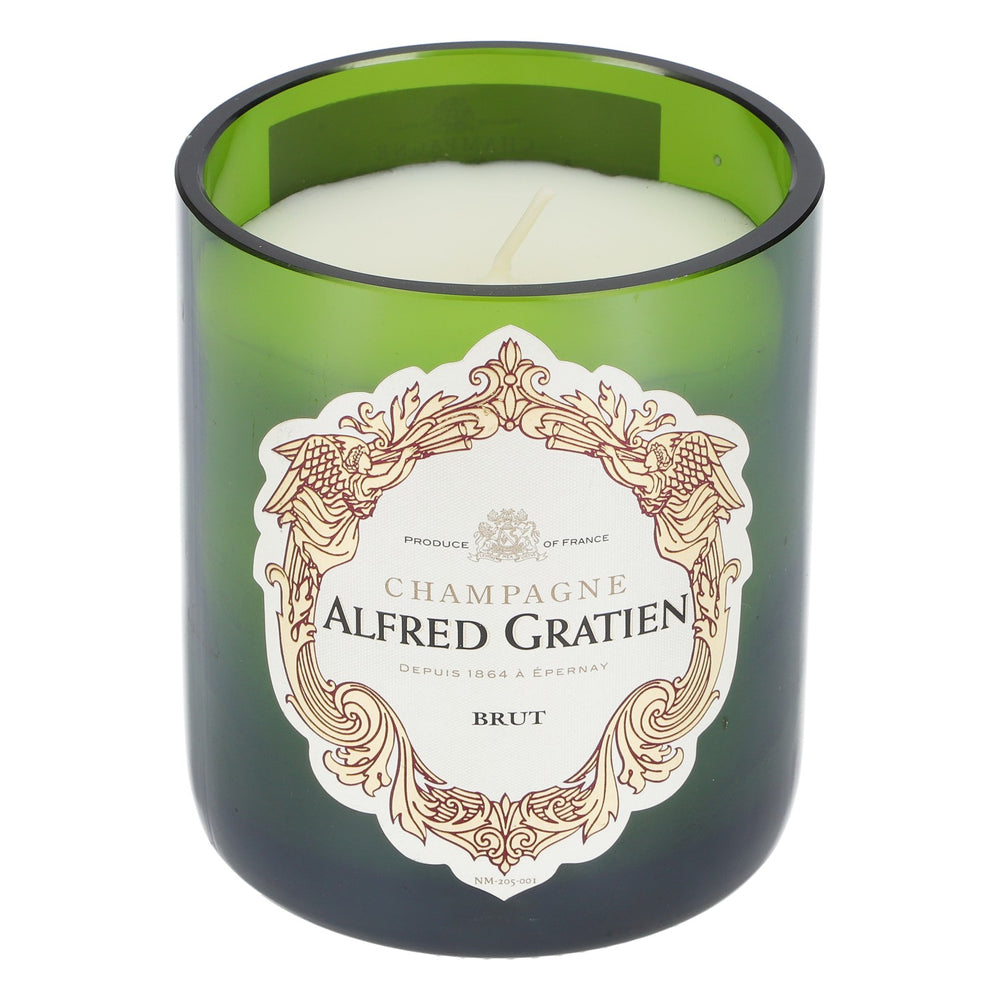 Candela Alfred Gratien Champagne in vetro verde Design di Bubbles