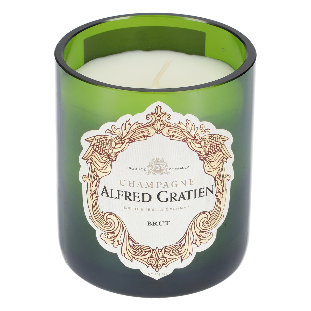 Candela Alfred Gratien Champagne in vetro verde Design di Bubbles