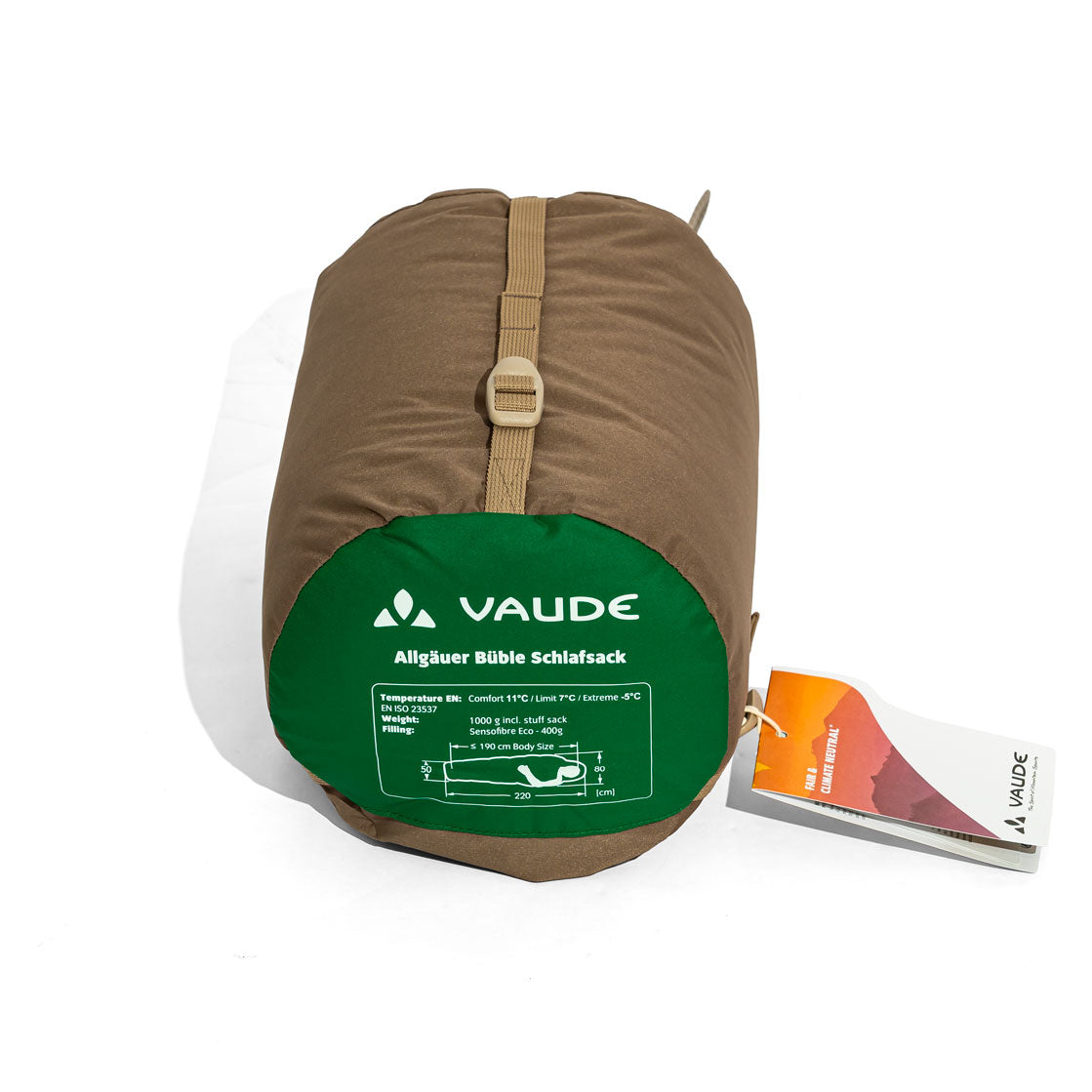 Allgäuer Brauhaus Vaude Sacco a pelo Accessori da campeggio Outdoor verde Birra