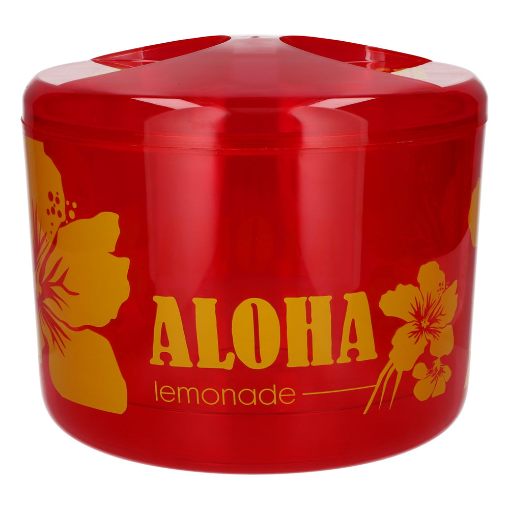 Aloha Refrigeratore per bibite Refrigeratore per bottiglie Limonata rosso nuovo Refrigeratore per spumante in plastica