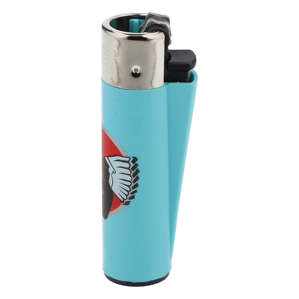 American Spirit Tabacco Accendino Lighter Classic Large Blu riutilizzabile Clipper – Vista 3