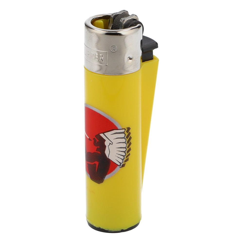 American Spirit Tabacco Accendino Lighter Classic Large Giallo riutilizzabile Clipper
