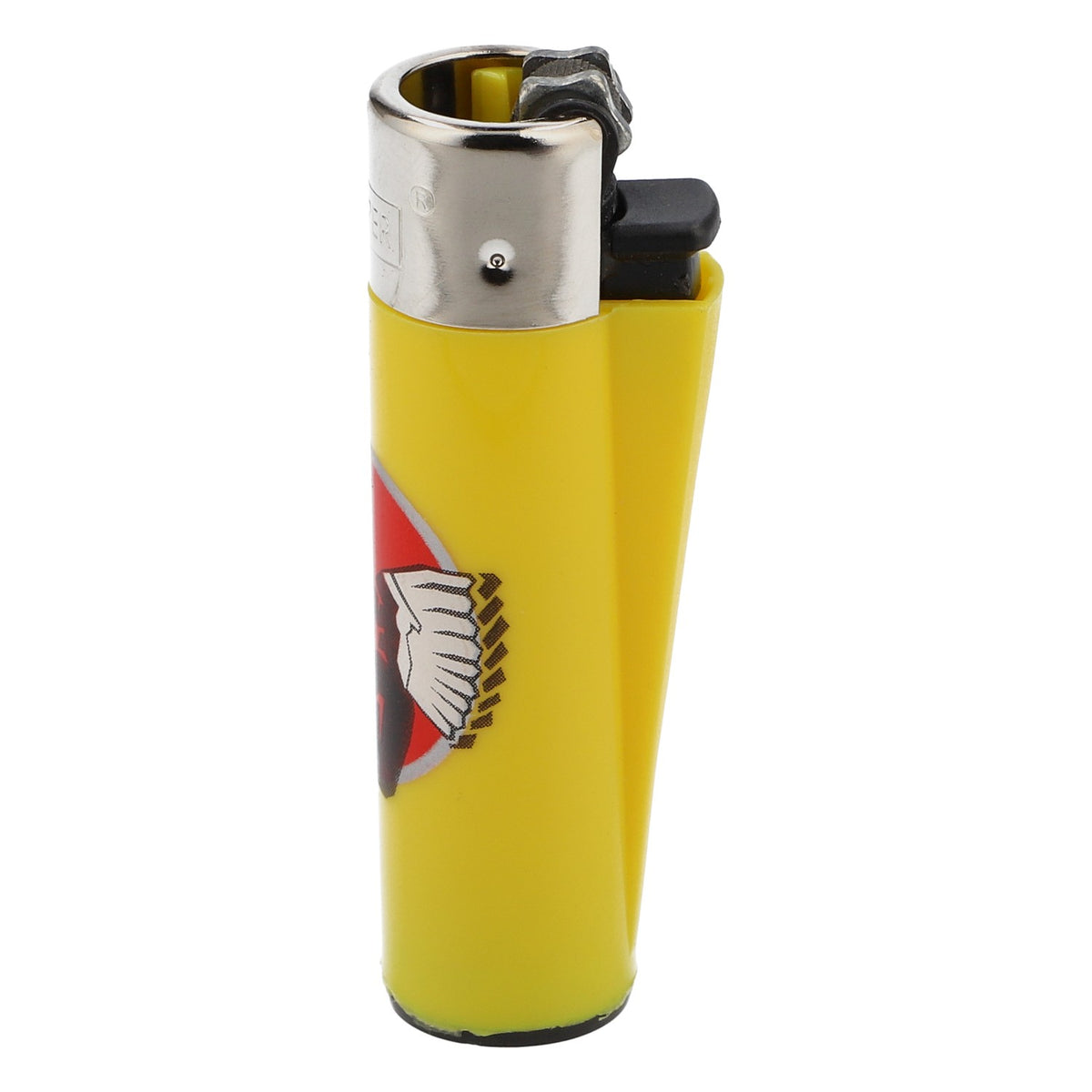 American Spirit Tabacco Accendino Lighter Classic Large Giallo riutilizzabile Clipper – Vista 3