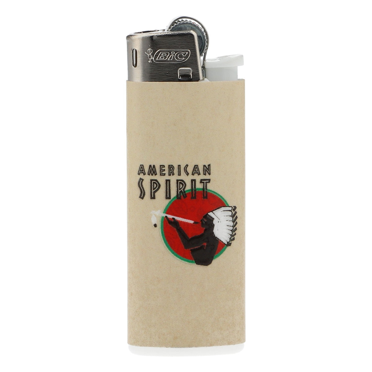American Spirit Sigarette Accendino Lighter Tabacco Mini Beige Bic – Vista 2