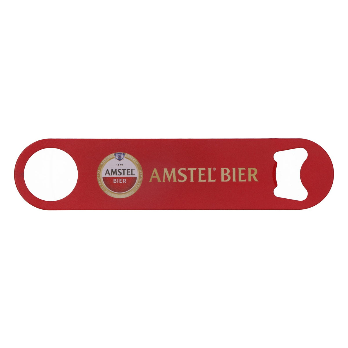 Amstel Birra Apribottiglie Apribottiglie Tira capsule Rosso Metallo