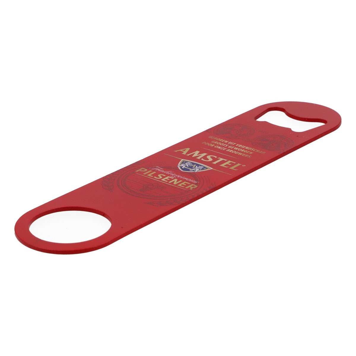 Amstel Birra Apribottiglie Apribottiglie Tira capsule Rosso Metallo – Vista 3