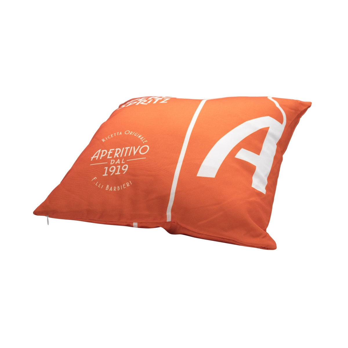 Cuscino Aperol Liquore Bottiglia Arancione 40x40 Decorazione per esterni Divano lounge Soggiorno Bar – Vista 2