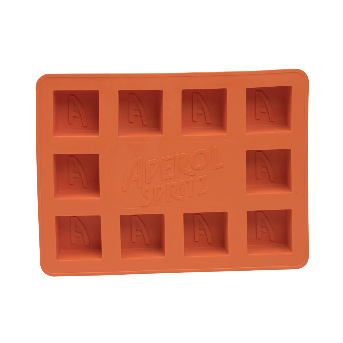 Stampo per cubetti di ghiaccio Aperol Spritz in silicone arancione Jumbo Ice Maker Preparatore Ice Cube Tray