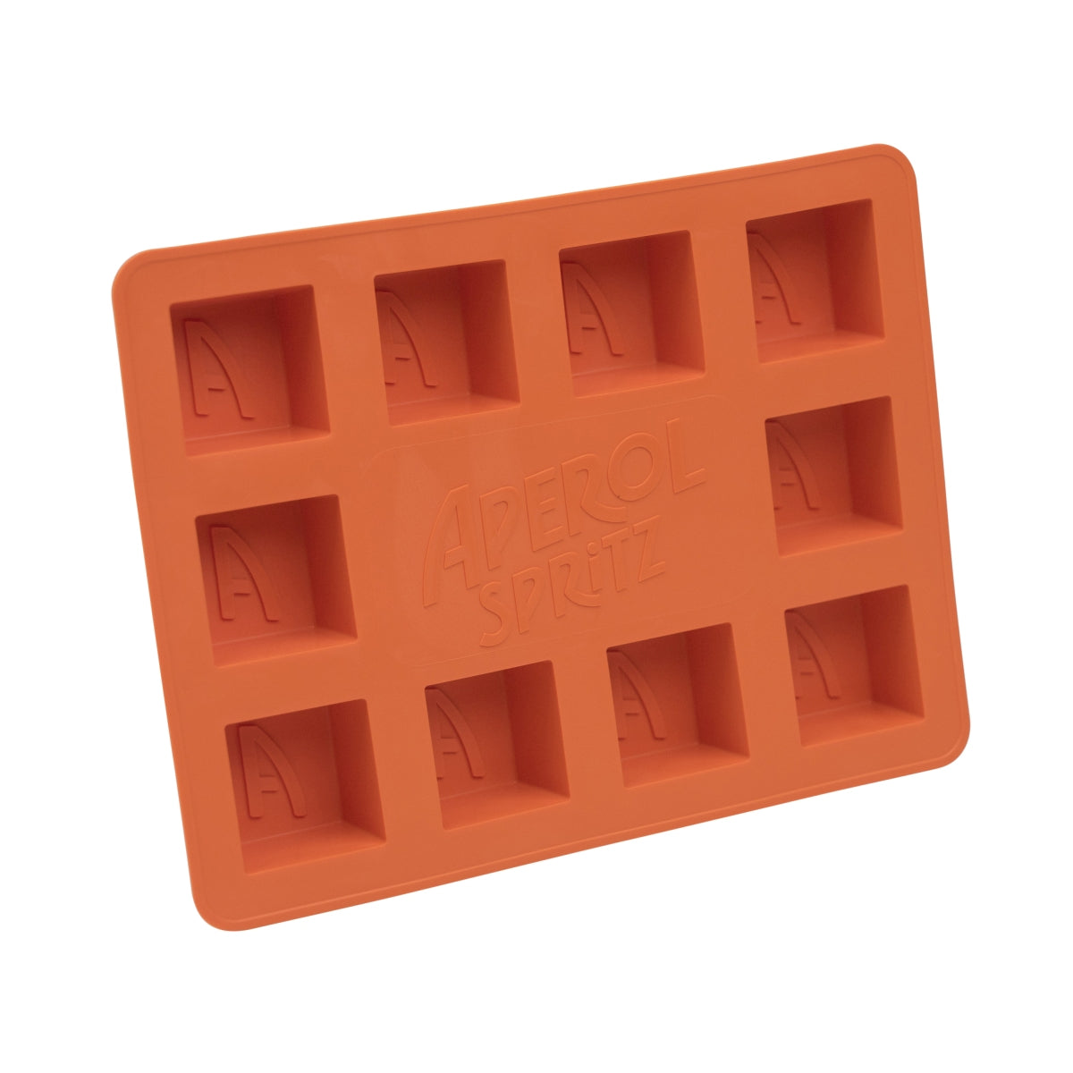 Stampo per cubetti di ghiaccio Aperol Spritz in silicone arancione Jumbo Ice Maker Preparatore Ice Cube Tray – Vista 3