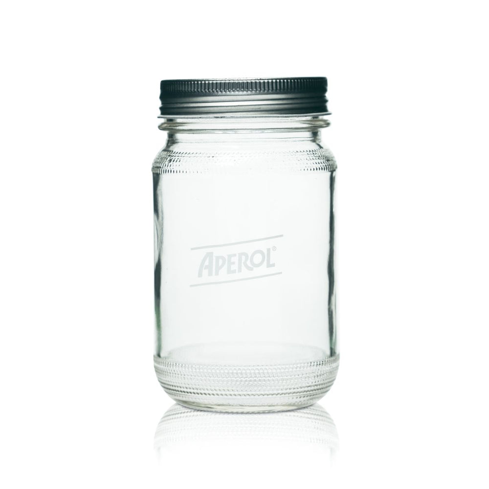 Bicchiere Aperol Spritz 0,4 l Barattolo di vetro con coperchio Mason Jar Bicchieri da aperitivo long drink