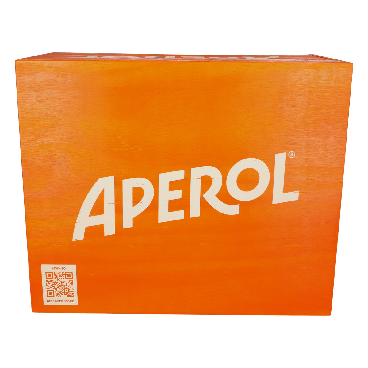 Aperol Spritz Cassa in legno arancione 45x38x26cm Seduta Tavolo da giardino Box Cassa – Vista 4