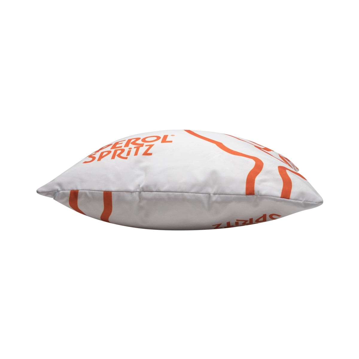 Cuscino Aperol Spritz bianco Bottiglia 40x40 Decorazione per esterni Divano lounge Bar Logo Divano – Vista 3