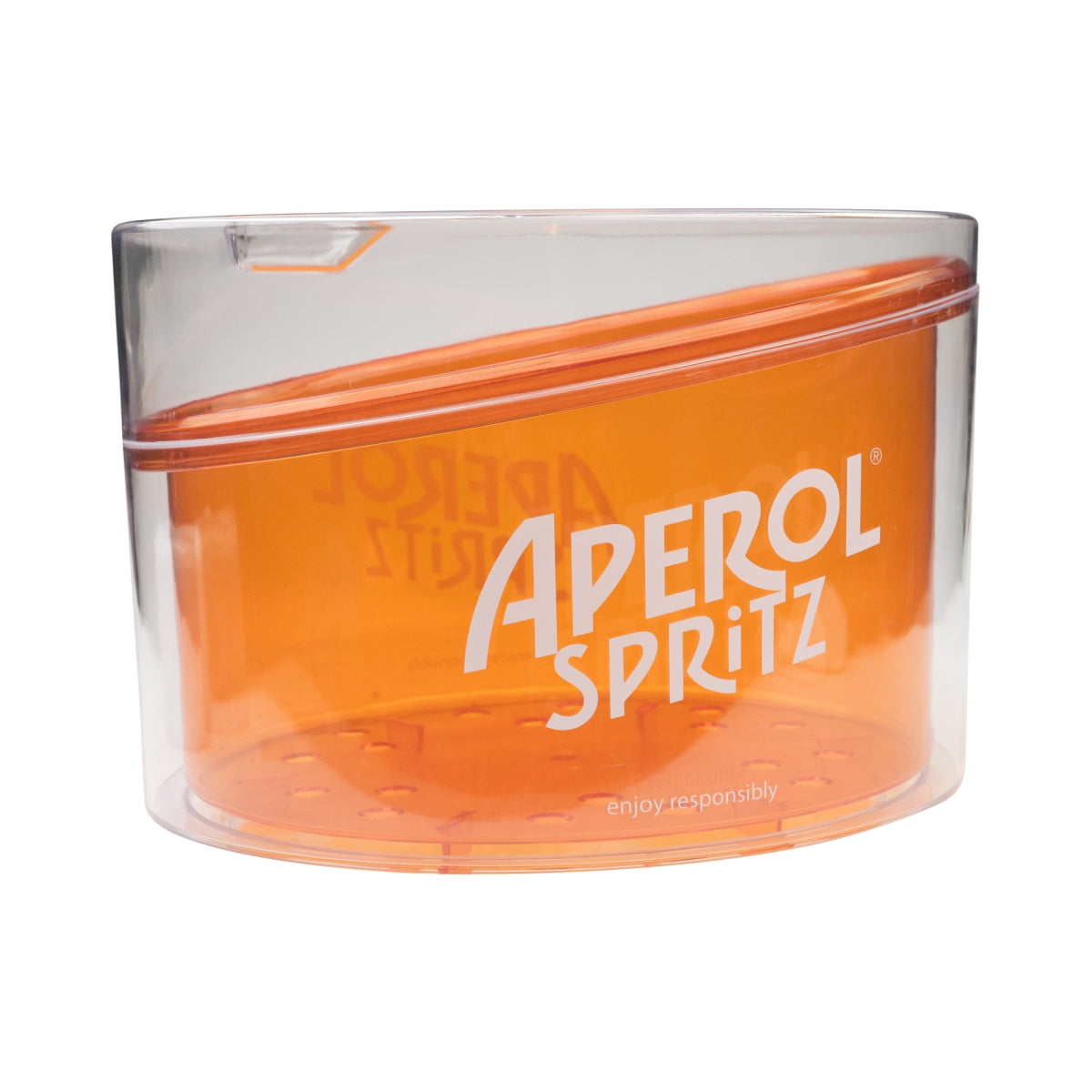 Aperol Spritz Refrigeratore Contenitore per cubetti di ghiaccio Box Bottiglie Ice Cooler a doppia parete Bar