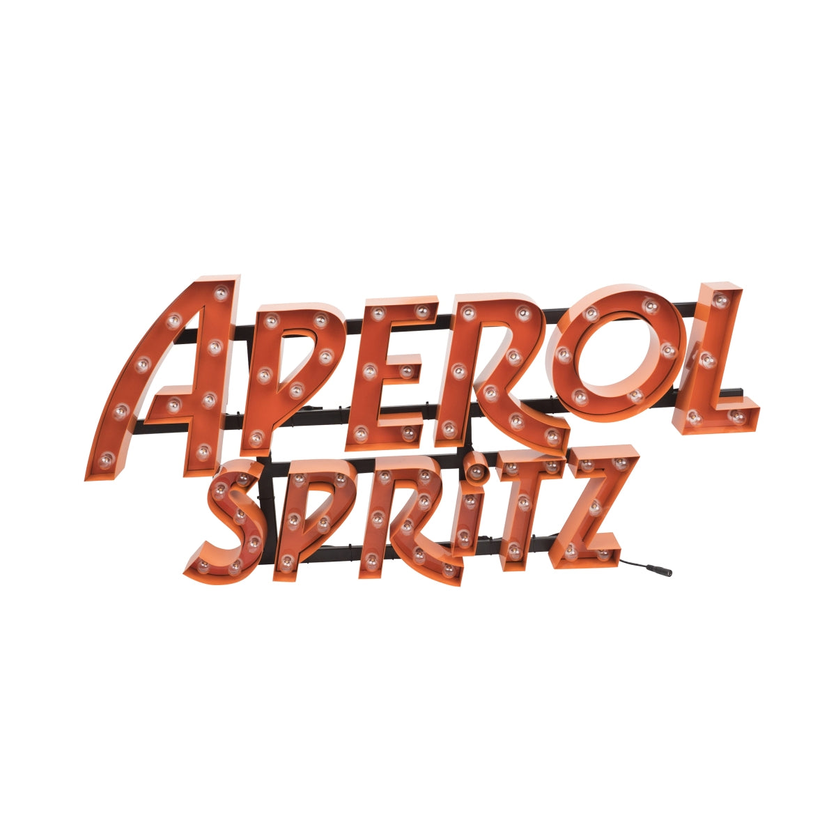 Insegna luminosa Aperol Spritz LED da parete 95x50 arancione, rara! – Vista 2