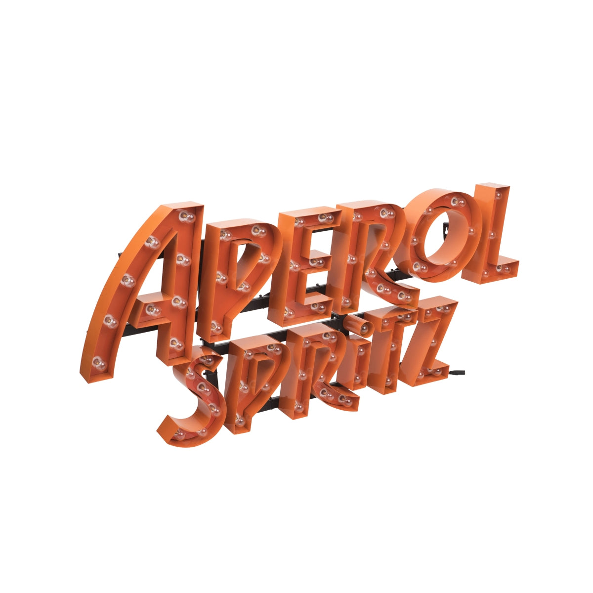 Insegna luminosa Aperol Spritz LED da parete 95x50 arancione, rara! – Vista 3