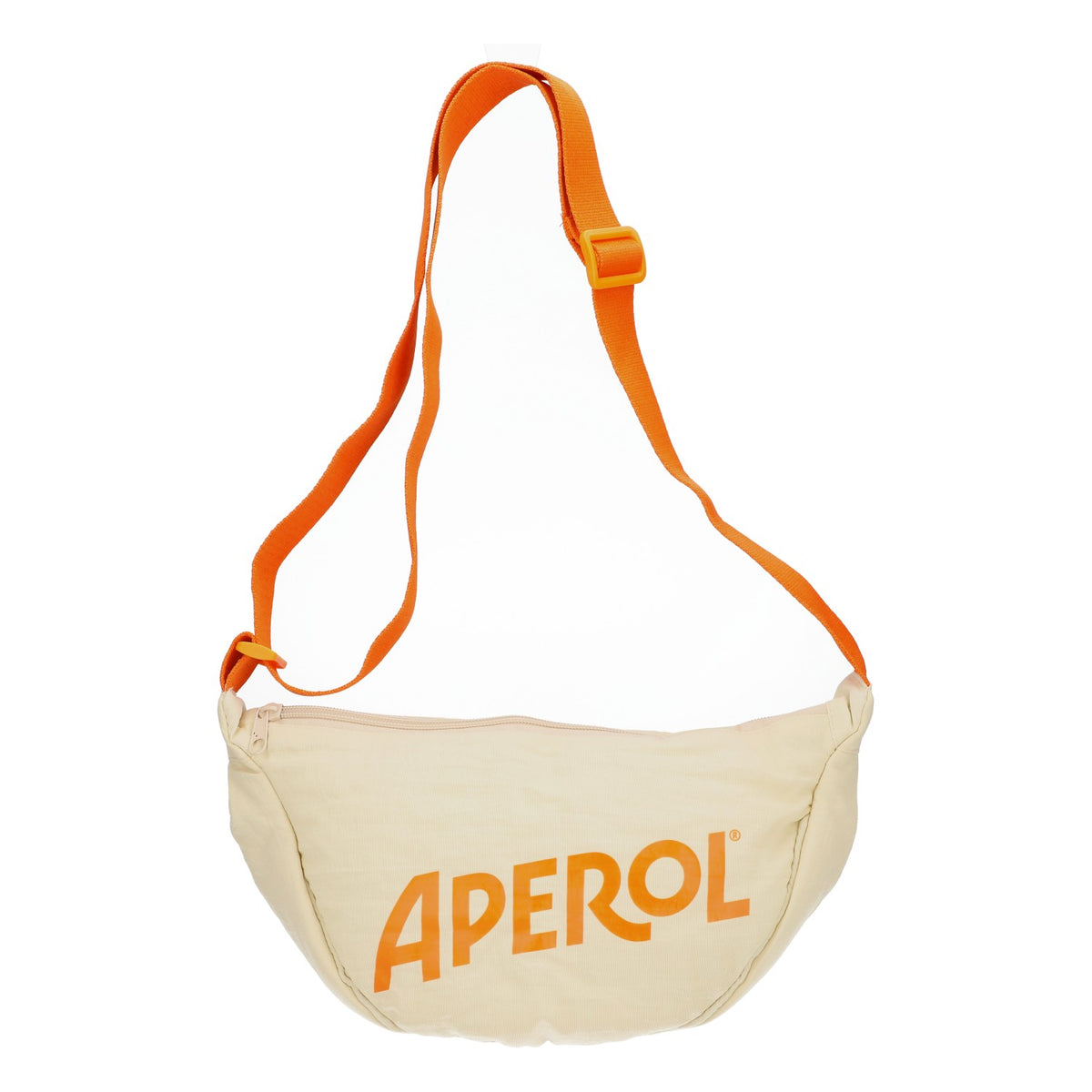 Aperol Spritz Liquore Marsupio a tracolla Beige Nastro arancione Fanny Bag – Vista 4