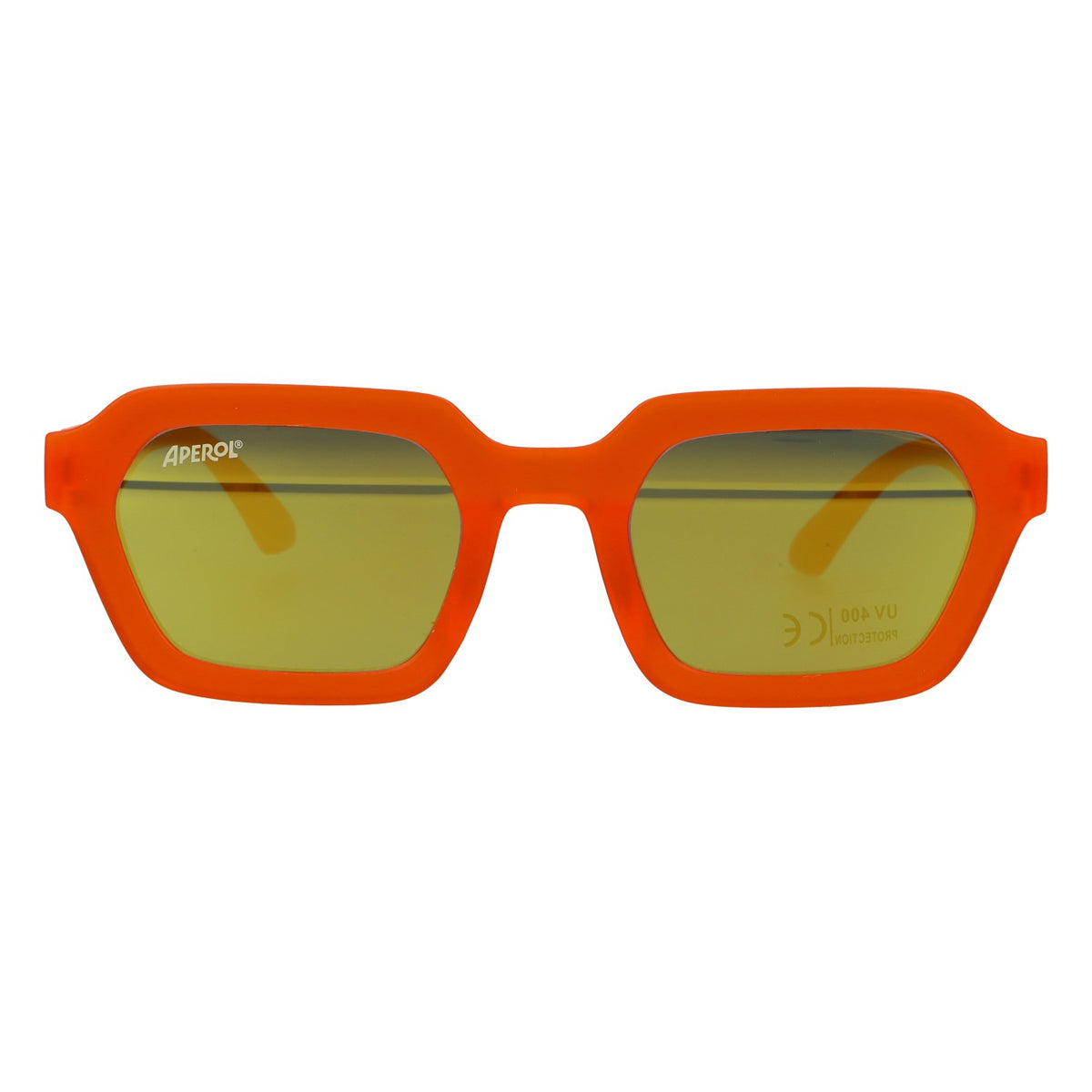 Occhiali da sole color oro a specchio Aperol Spritz