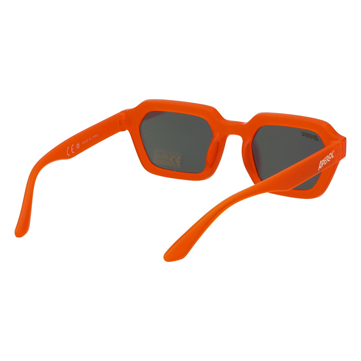 Occhiali da sole color oro a specchio Aperol Spritz – Vista 4