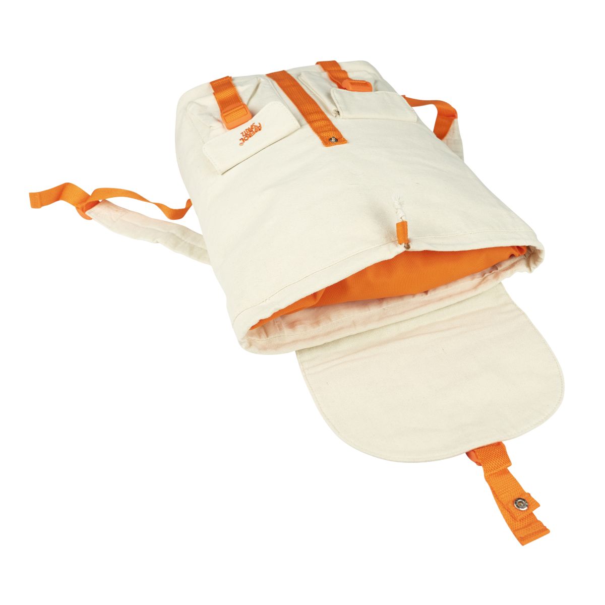 Zaino Aperol Spritz con tasche e scomparto per notebook, escursionismo, spiaggia – Vista 3