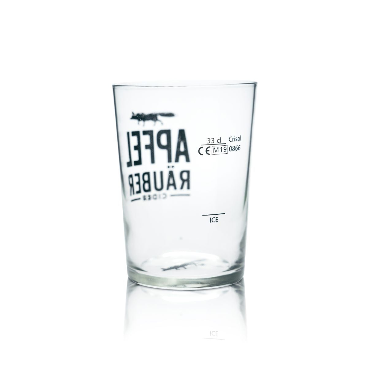 Bicchiere da birra Apfelräuber Cider 0,33 l Willi Becher Most Apfelwein Cidre Bicchieri Gastro – Vista 2