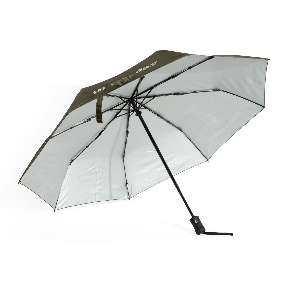 Ombrello da golf Ardbeg Whisky, automatico, verde con custodia – Vista 3