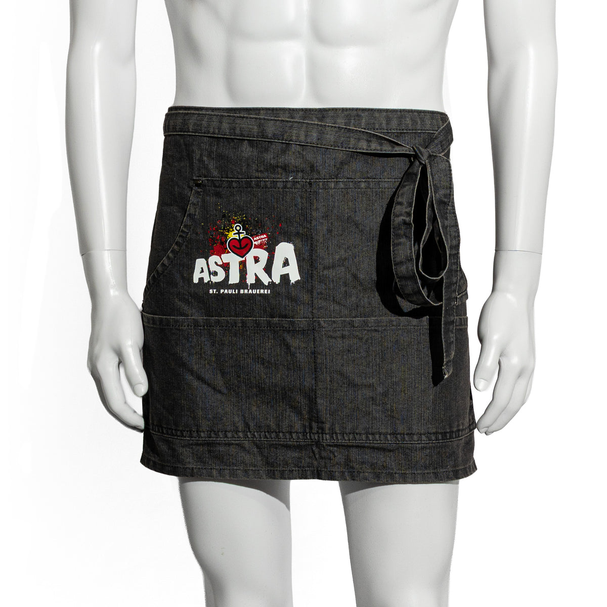 Set Astra Bier Bar composto da sottobicchieri, bicchieri da birra e grembiule da barbecue – Vista 4