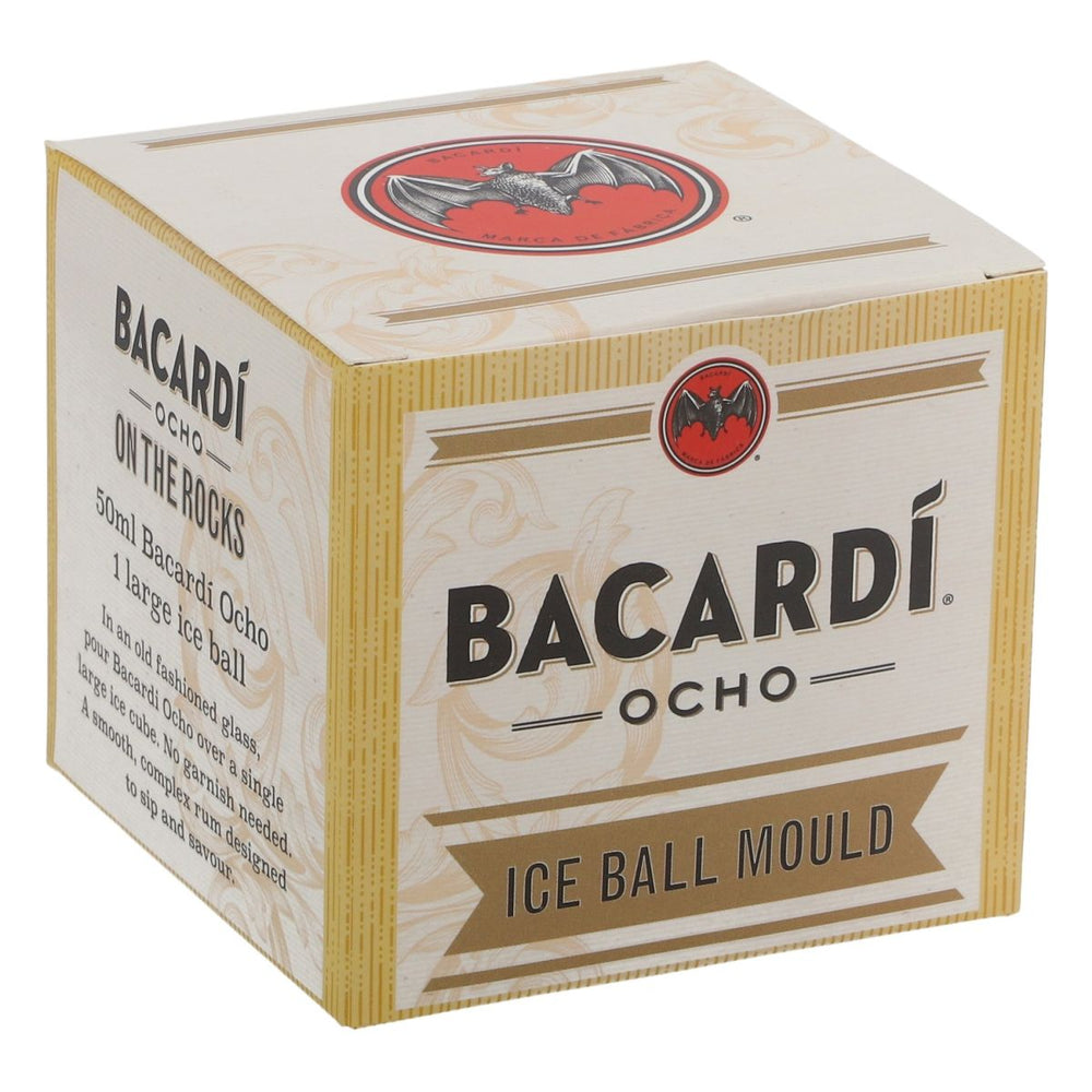 Bacardi Stampo per cubetti di ghiaccio Ice Ball Mould Ocho Accessori da bar Cocktail Longdrink