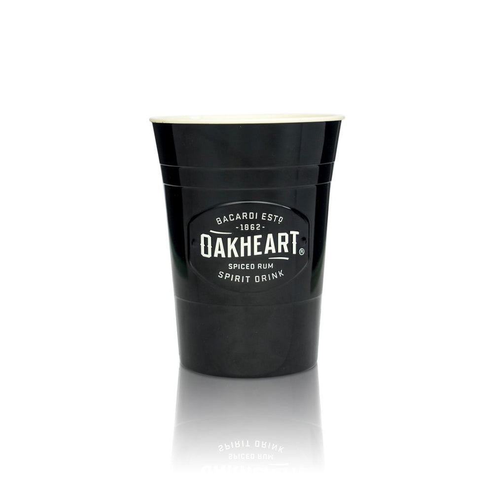 Bacardi Bicchiere in plastica 0,44 l Oakheart Bicchieri riutilizzabili in plastica rigida