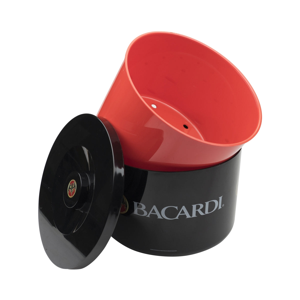Bacardi Rum Cooler Contenitore per cubetti di ghiaccio con coperchio Cooler Ice Bottiglie termiche Bar – Vista 2