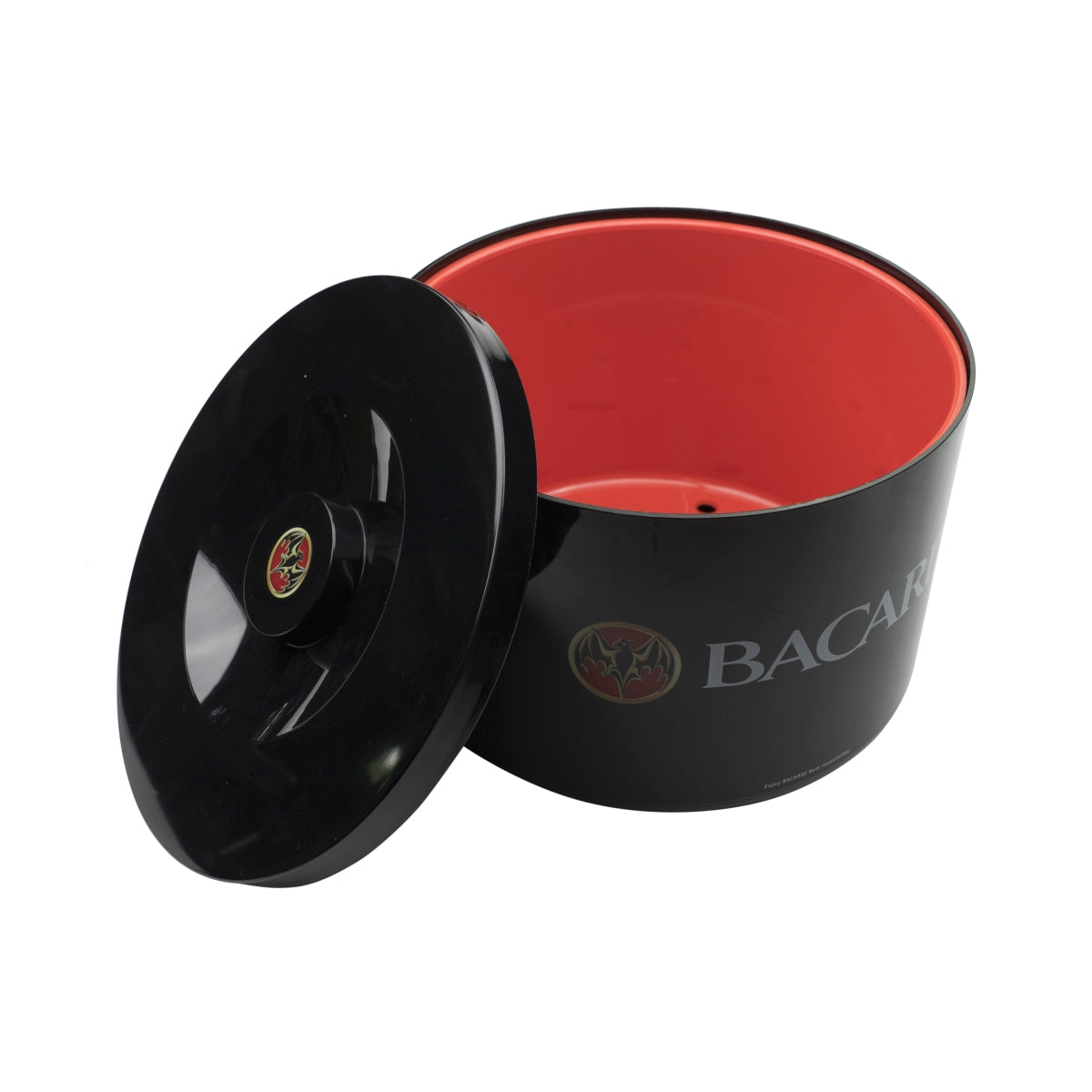 Bacardi Rum Cooler Contenitore per cubetti di ghiaccio con coperchio Cooler Ice Bottiglie termiche Bar – Vista 3