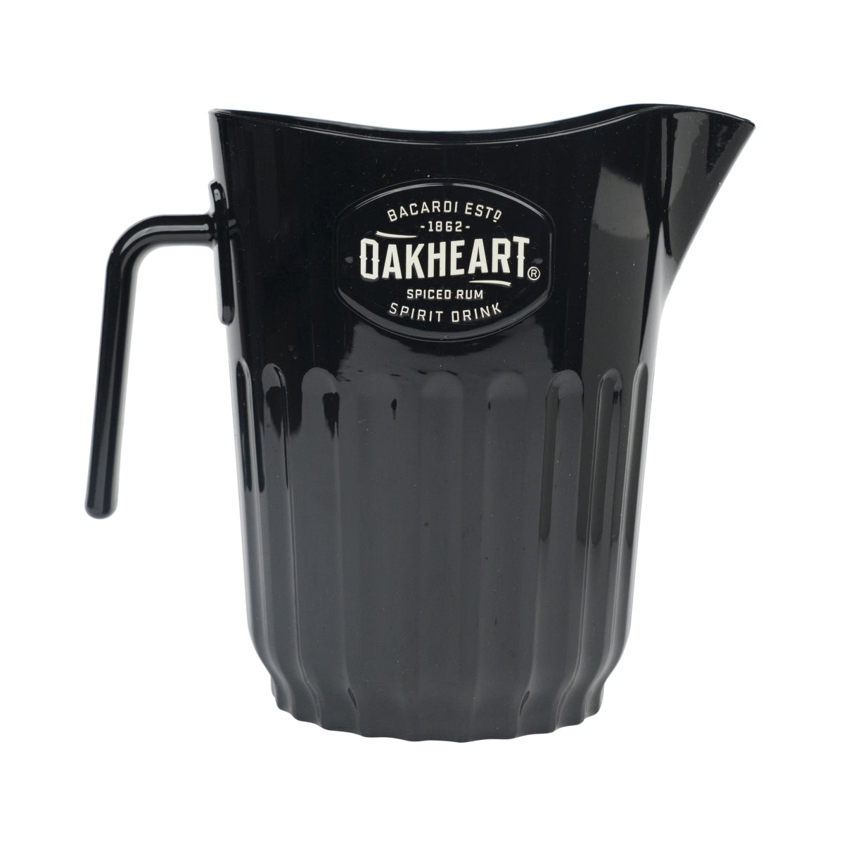 Bacardi Rum Pitcher Caraffa nera 2 l Oakheart Plastica Cocktail Caraffa Versatore – Vista 2