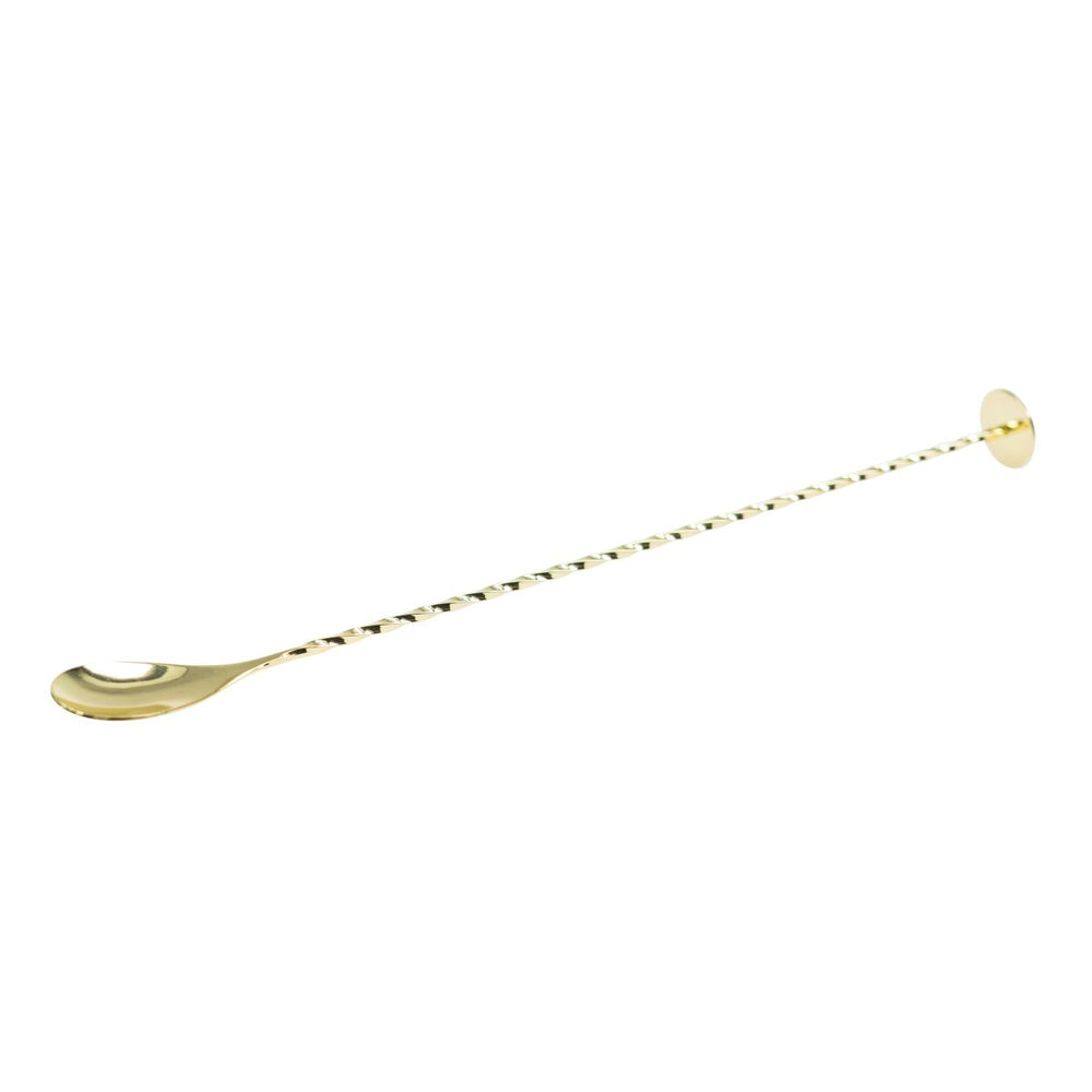 Cucchiaio da cocktail Bacardi Rum Stirrer Cucchiaio da bar Mixologist Mixology Gold Bar