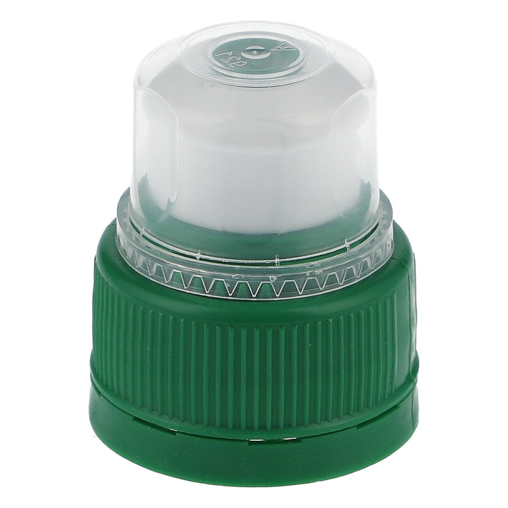 Tappo per bottiglia Bad Brambacher con chiusura sportiva, verde scuro, tappo di ricambio