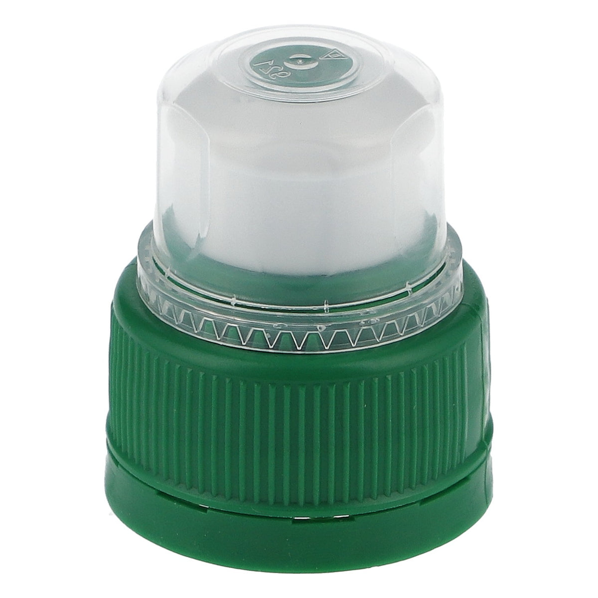 Tappo per bottiglia Bad Brambacher con chiusura sportiva, verde scuro, tappo di ricambio