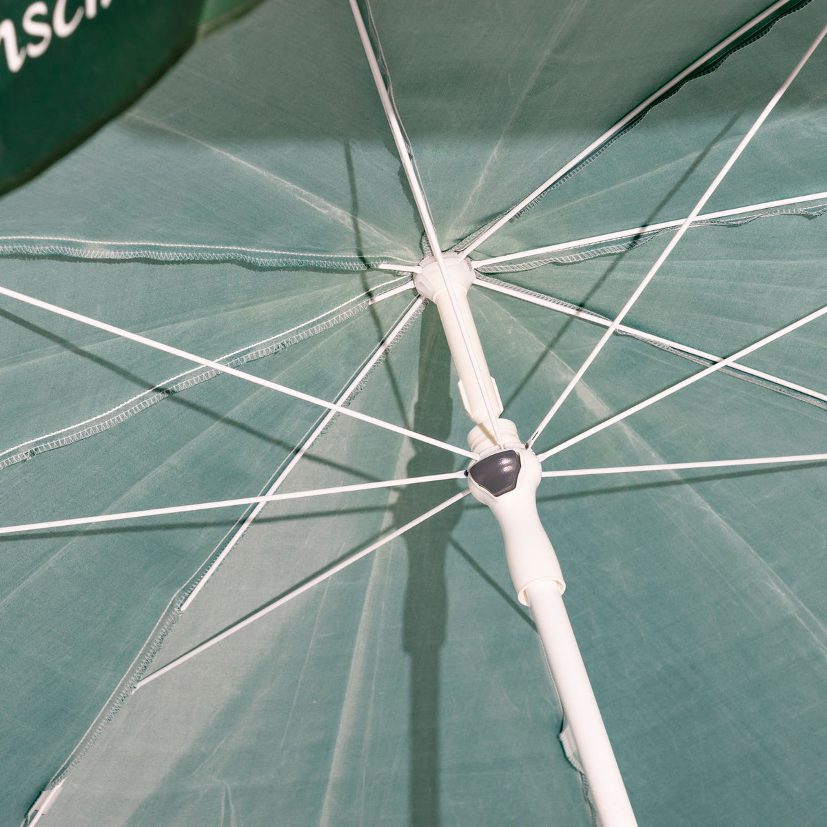 Ombrellone da spiaggia Bad Brambacher 2x2 m verde – Vista 2